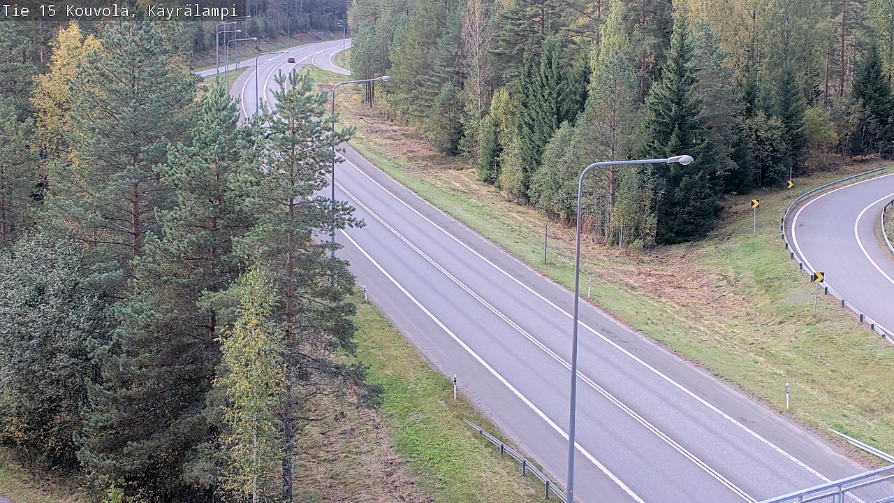 Weather Camera Image Road 15 Kouvola, Käyrälampi, Kouvola, Kymenlaakso