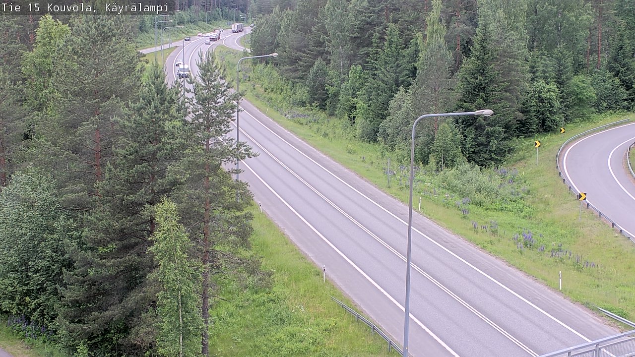 Kelikamerat Kuva Tie 15 Kouvola, Käyrälampi, Kouvola, Kymenlaakso