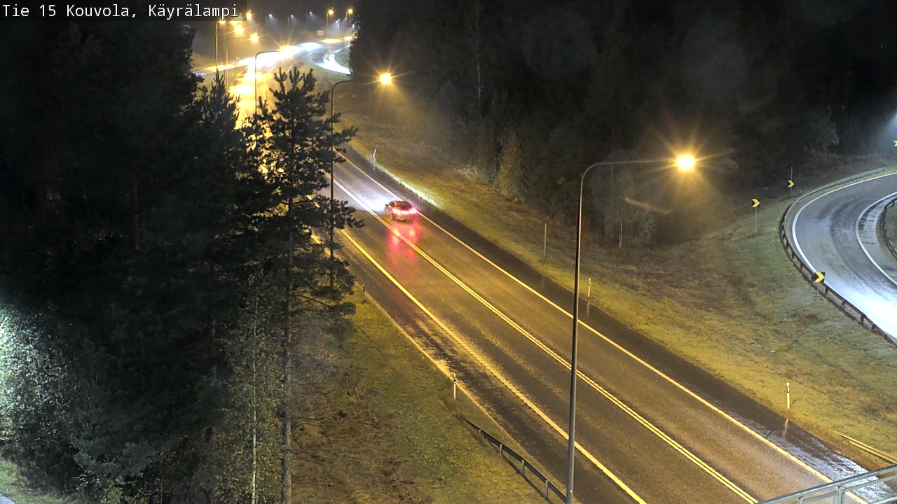 Weather Camera Image Road 15 Kouvola, Käyrälampi, Kouvola, Kymenlaakso