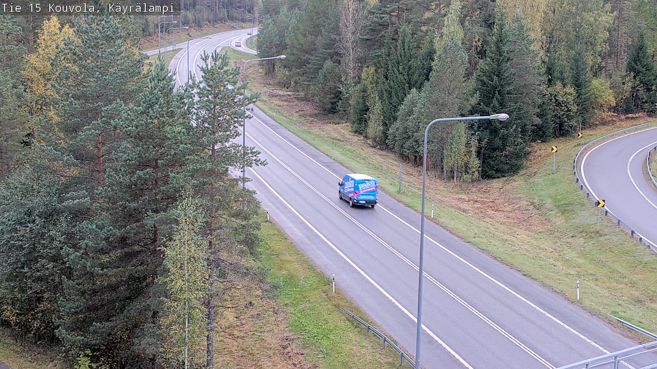 Weather Camera Image Road 15 Kouvola, Käyrälampi, Kouvola, Kymenlaakso