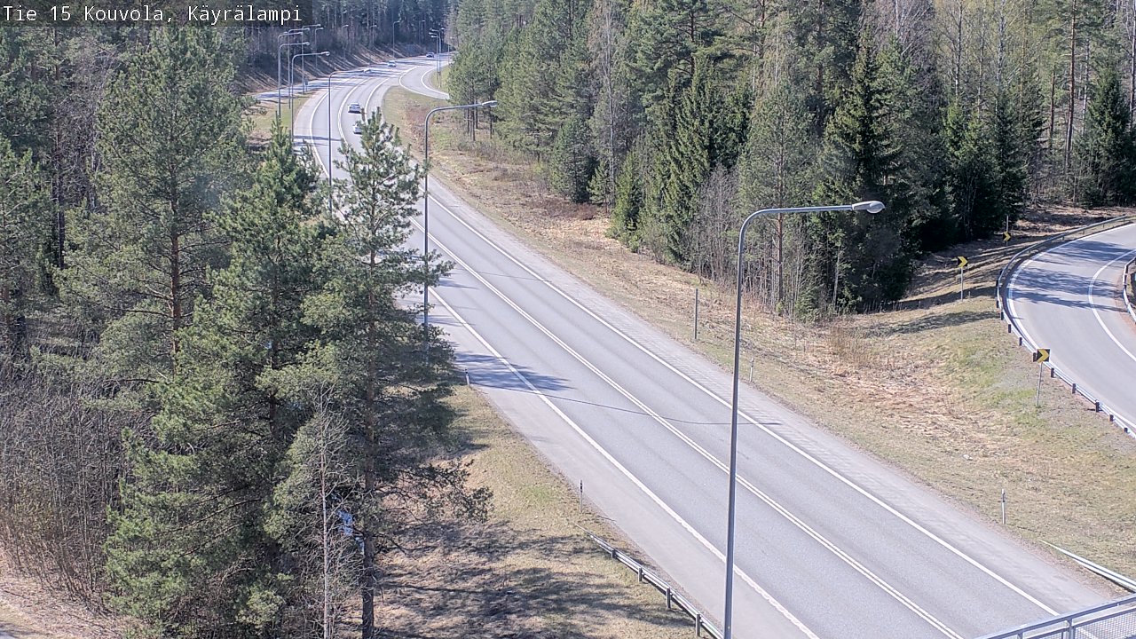 Kelikamerat Kuva Tie 15 Kouvola, Käyrälampi, Kouvola, Kymenlaakso