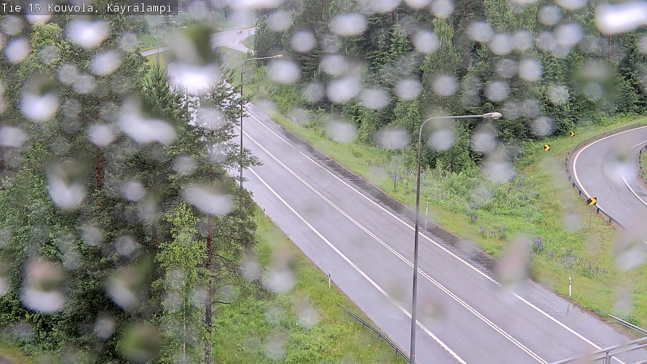 Weather Camera Image Väg 15 Kouvola, Käyrälampi, Kouvola, Kymenlaakso