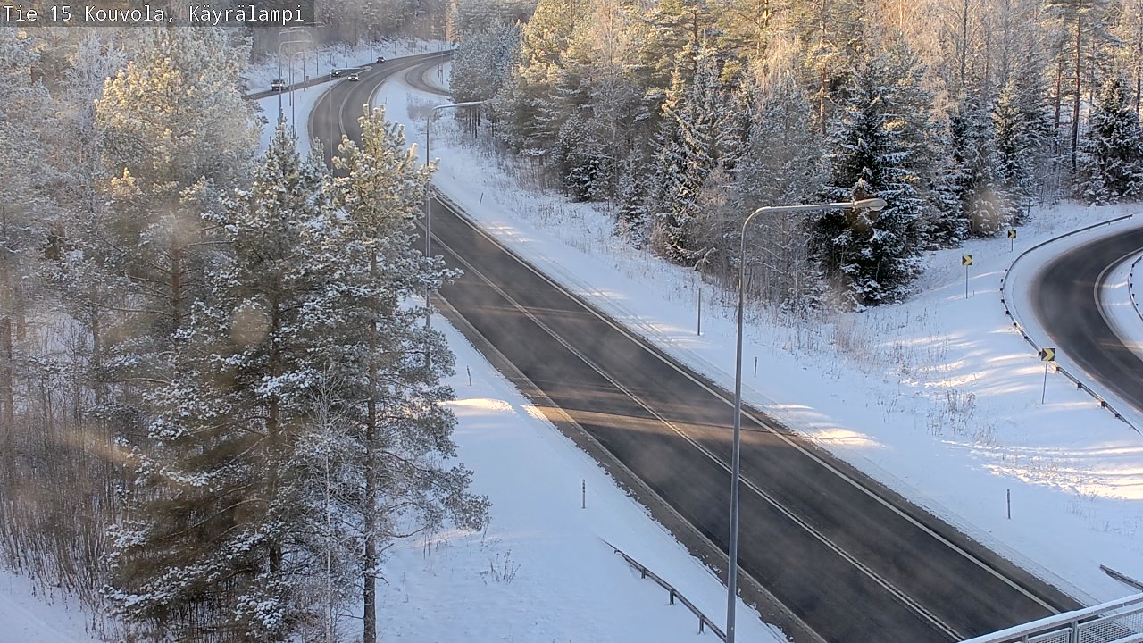 Weather Camera Image Road 15 Kouvola, Käyrälampi, Kouvola, Kymenlaakso