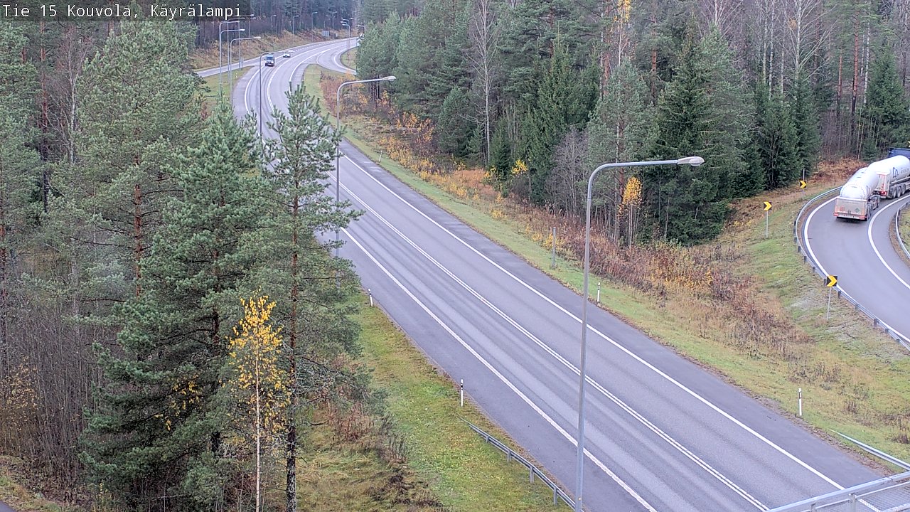 Kelikamerat Kuva Tie 15 Kouvola, Käyrälampi, Kouvola, Kymenlaakso