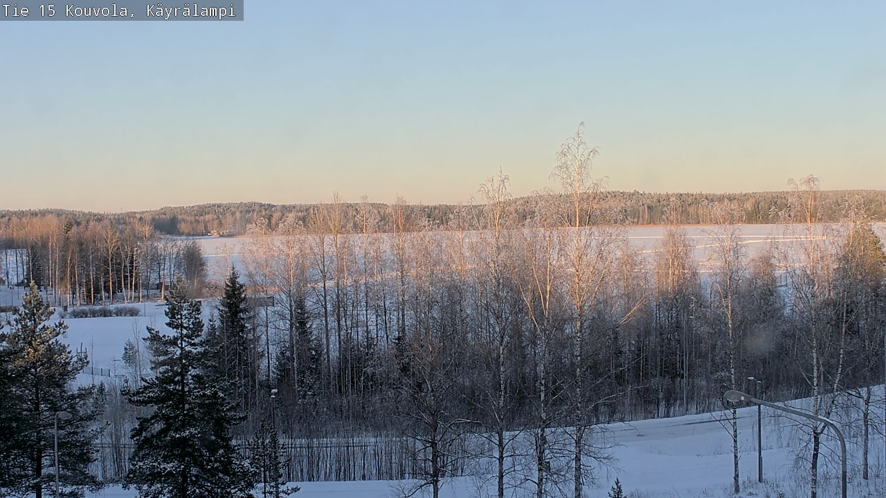 Weather Camera Image Väg 15 Kouvola, Käyrälampi, Kouvola, Kymenlaakso