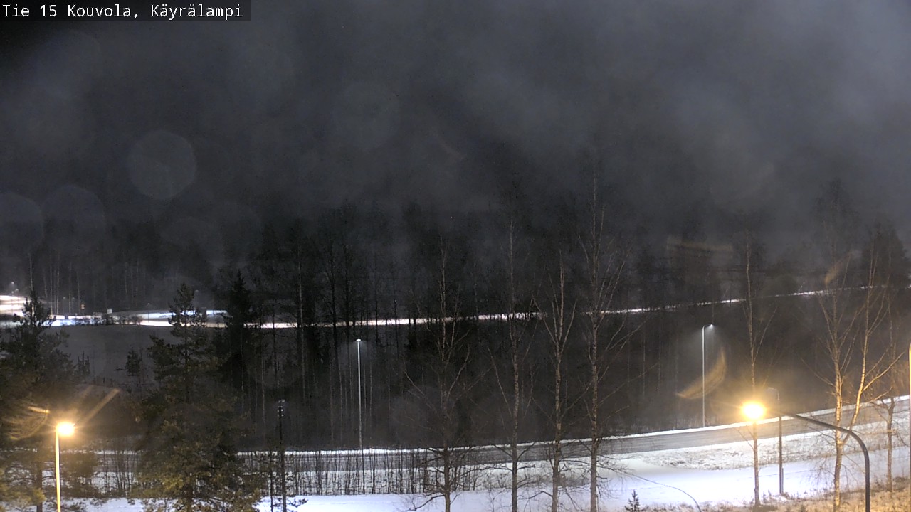 Weather Camera Image Väg 15 Kouvola, Käyrälampi, Kouvola, Kymenlaakso