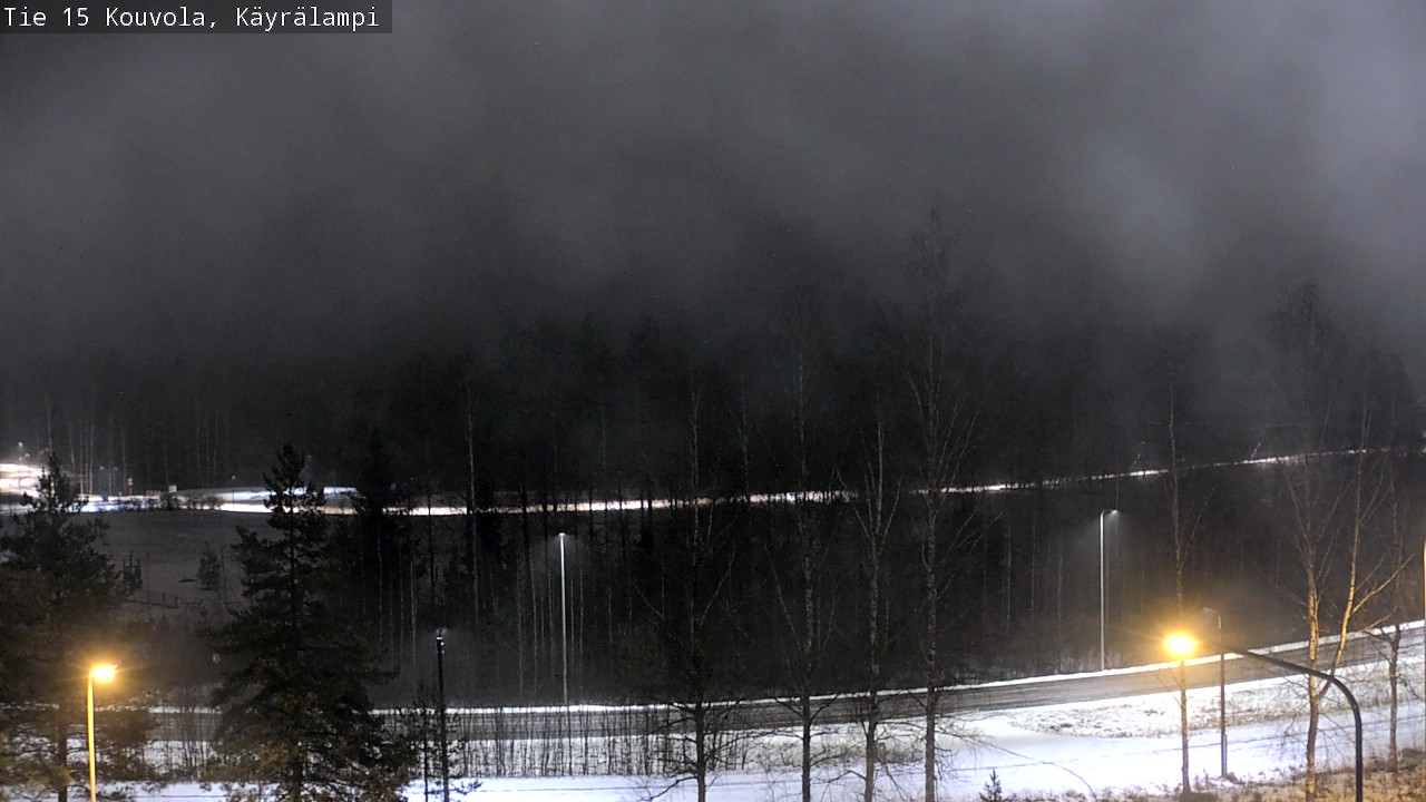 Weather Camera Image Väg 15 Kouvola, Käyrälampi, Kouvola, Kymenlaakso