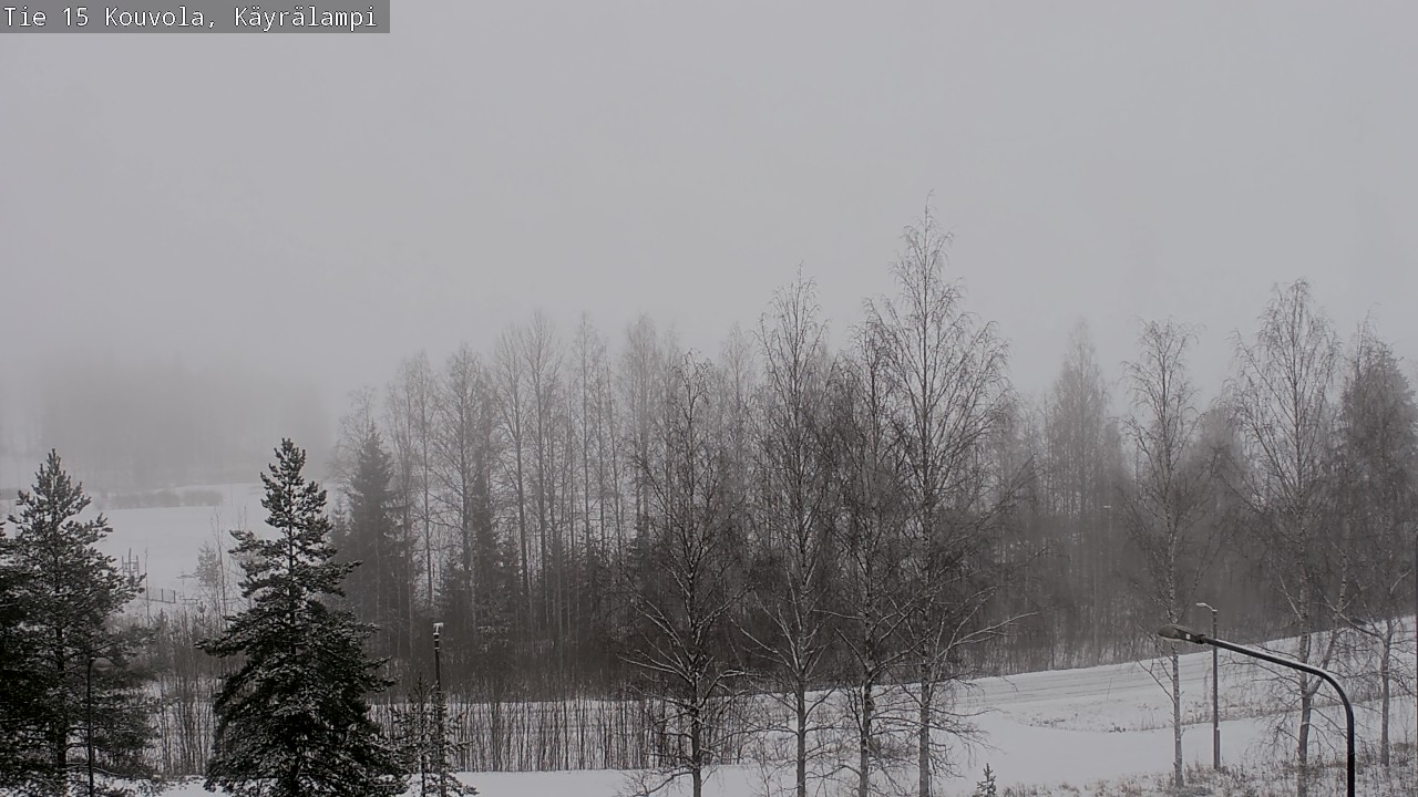Weather Camera Image Väg 15 Kouvola, Käyrälampi, Kouvola, Kymenlaakso