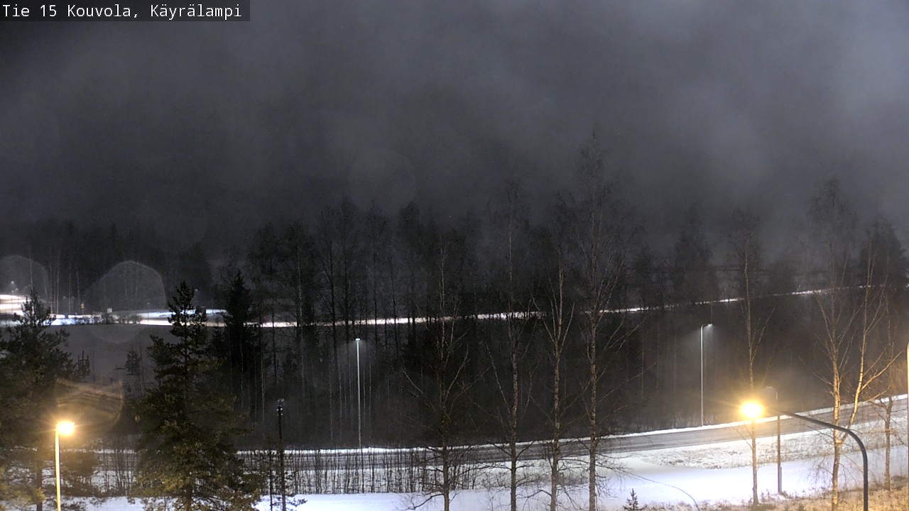 Weather Camera Image Väg 15 Kouvola, Käyrälampi, Kouvola, Kymenlaakso