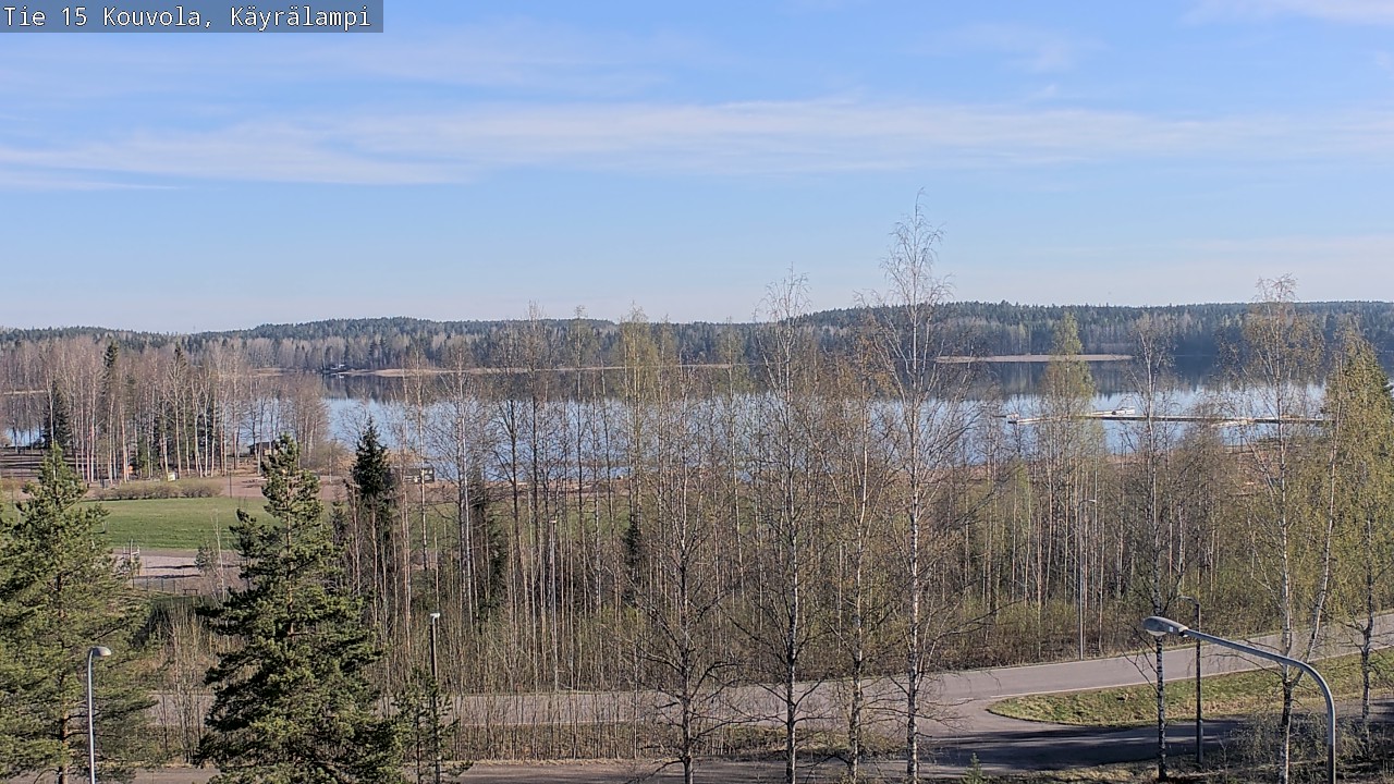 Weather Camera Image Road 15 Kouvola, Käyrälampi, Kouvola, Kymenlaakso