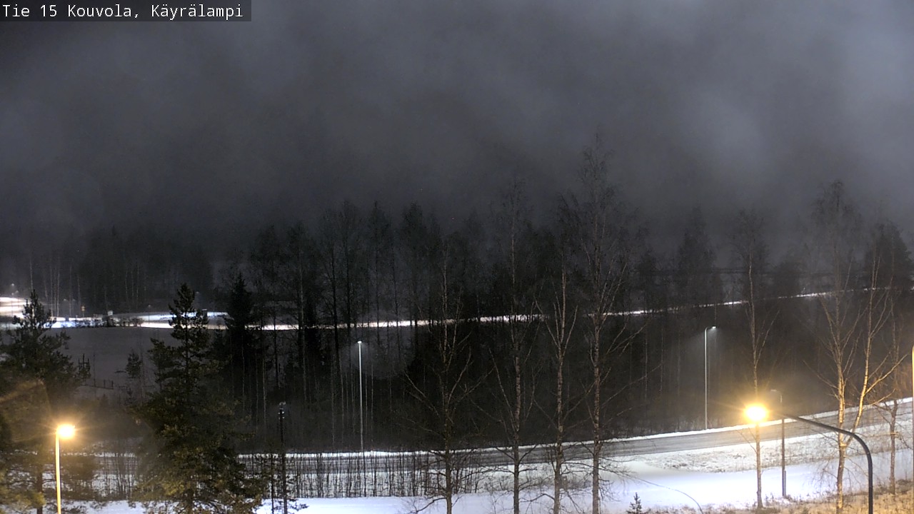 Weather Camera Image Väg 15 Kouvola, Käyrälampi, Kouvola, Kymenlaakso
