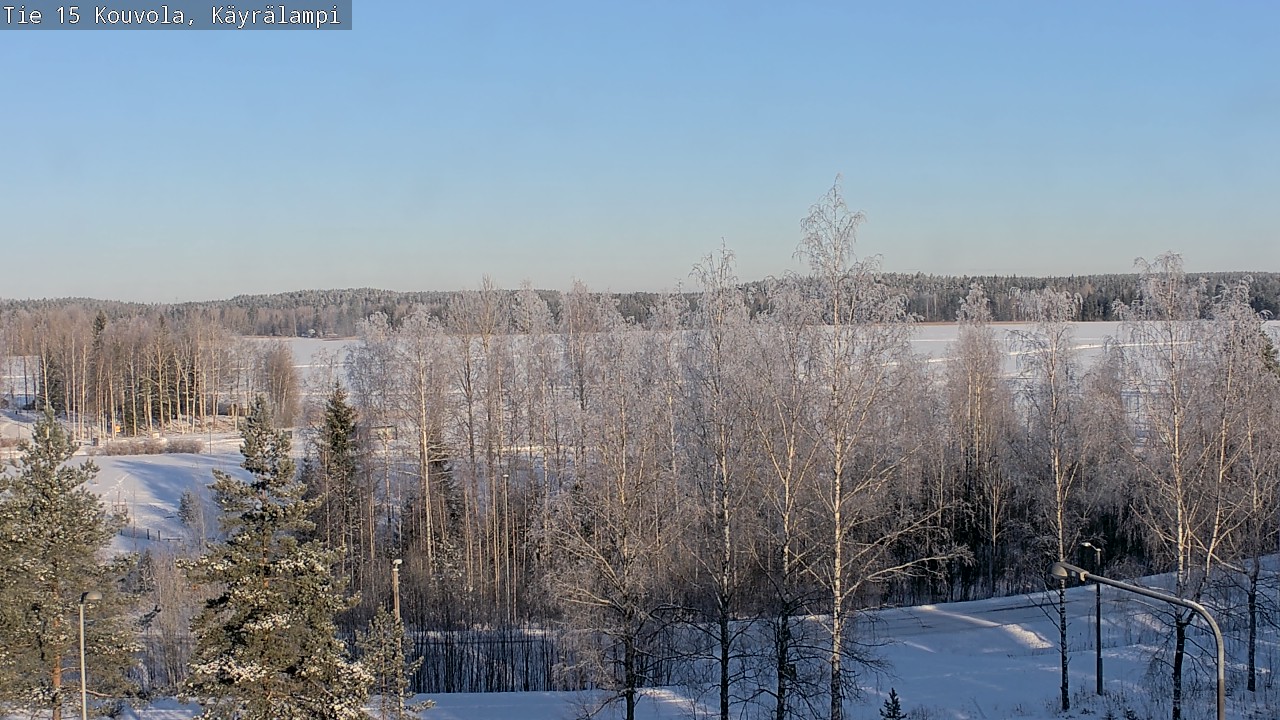 Weather Camera Image Road 15 Kouvola, Käyrälampi, Kouvola, Kymenlaakso