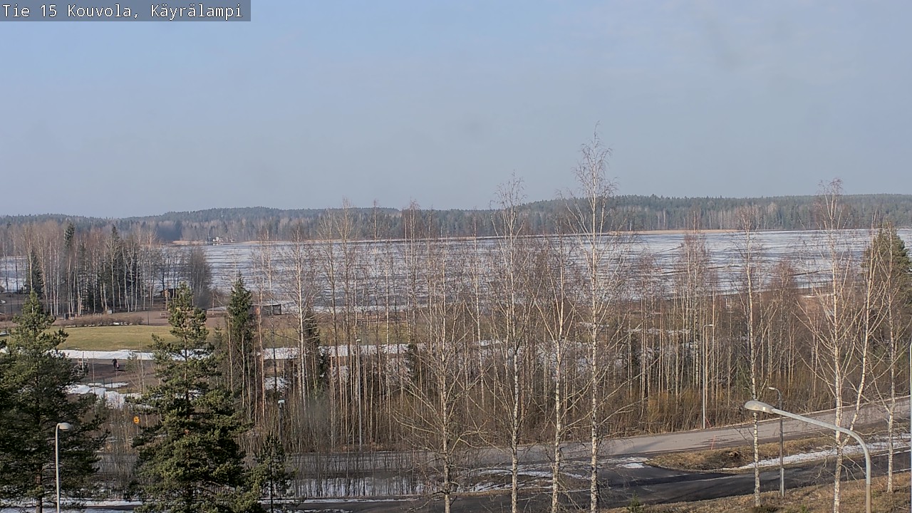Weather Camera Image Road 15 Kouvola, Käyrälampi, Kouvola, Kymenlaakso