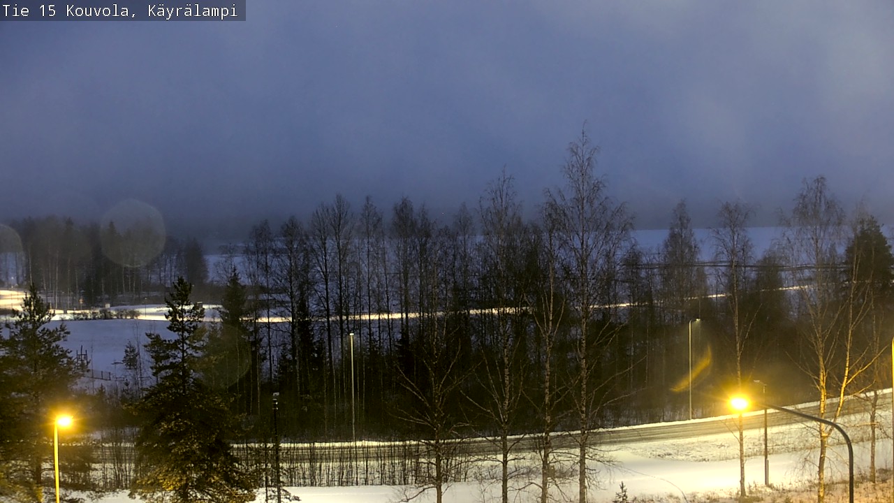 Weather Camera Image Väg 15 Kouvola, Käyrälampi, Kouvola, Kymenlaakso