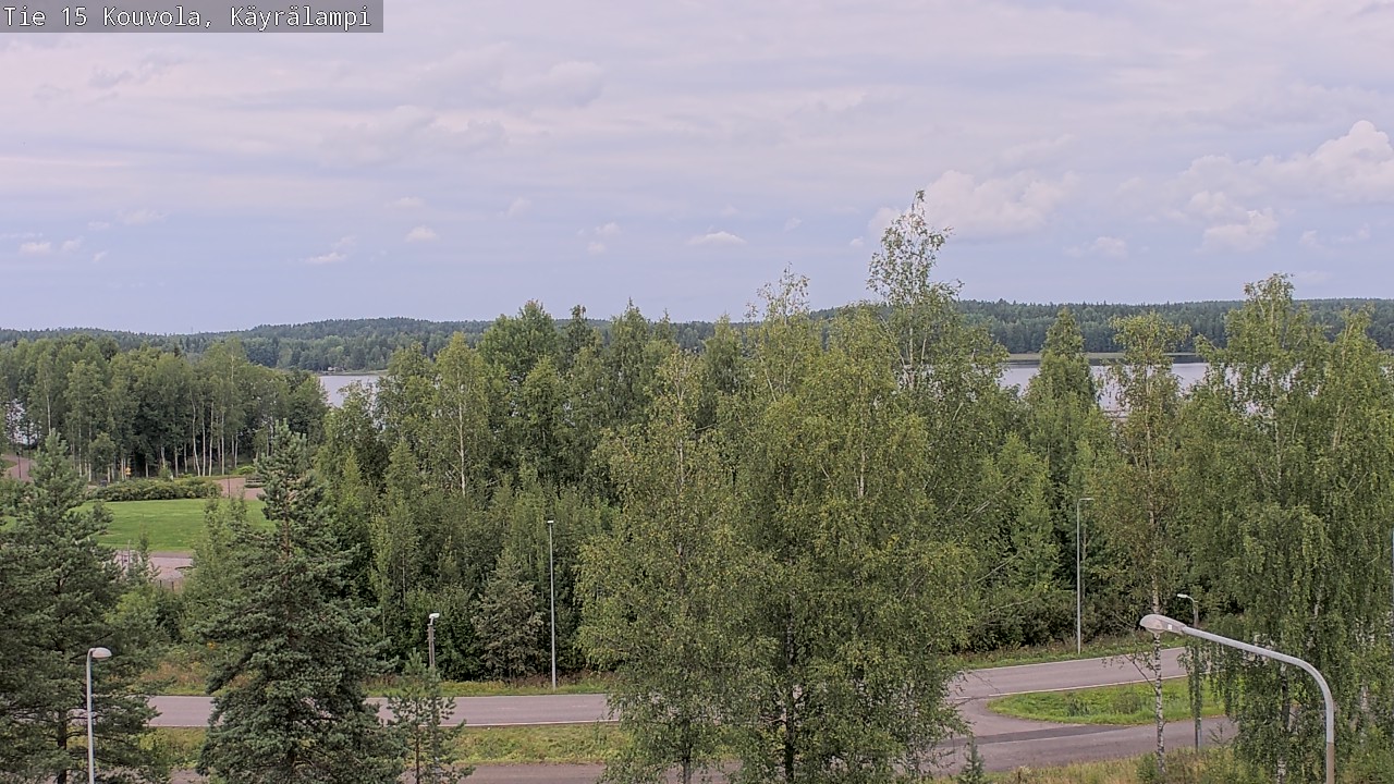Weather Camera Image Road 15 Kouvola, Käyrälampi, Kouvola, Kymenlaakso