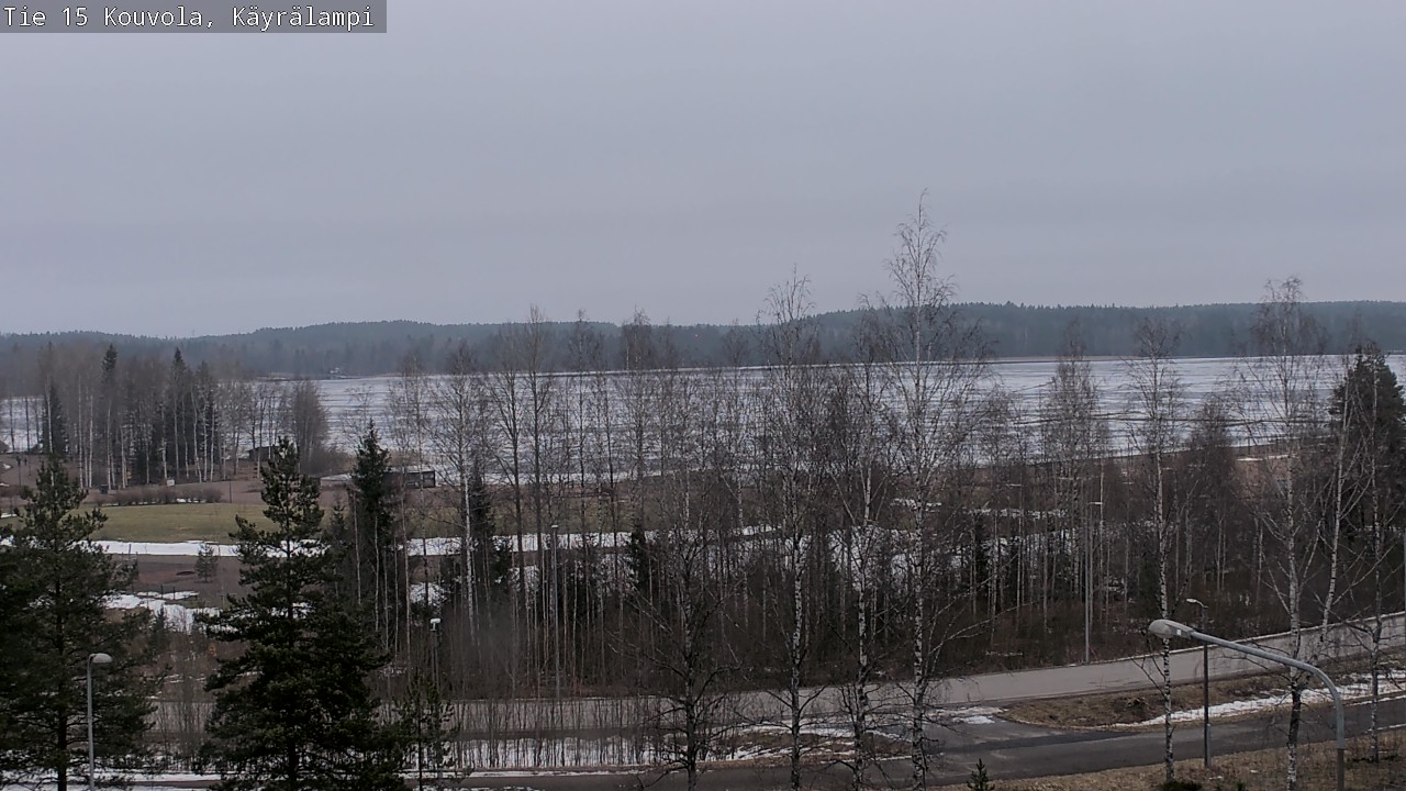 Weather Camera Image Road 15 Kouvola, Käyrälampi, Kouvola, Kymenlaakso