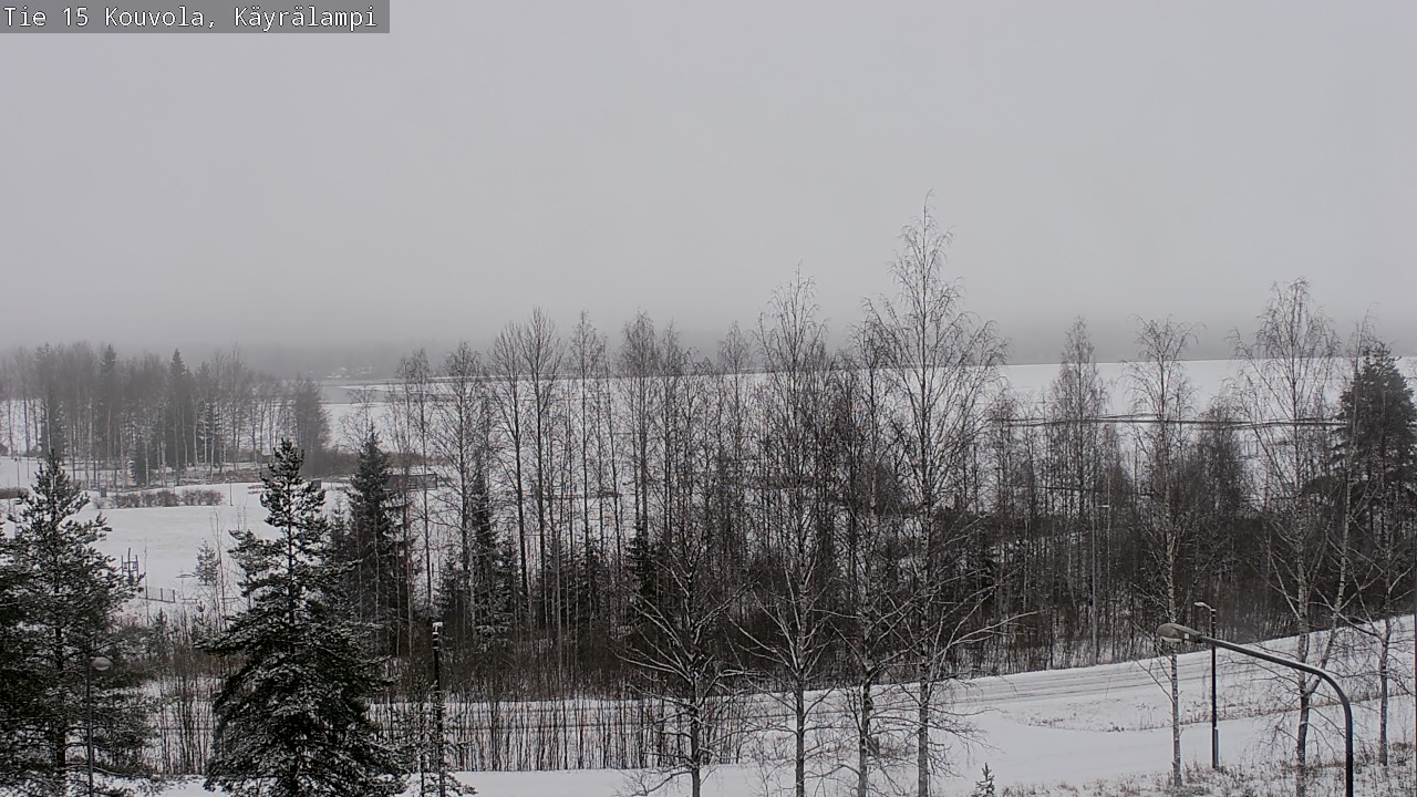 Weather Camera Image Väg 15 Kouvola, Käyrälampi, Kouvola, Kymenlaakso