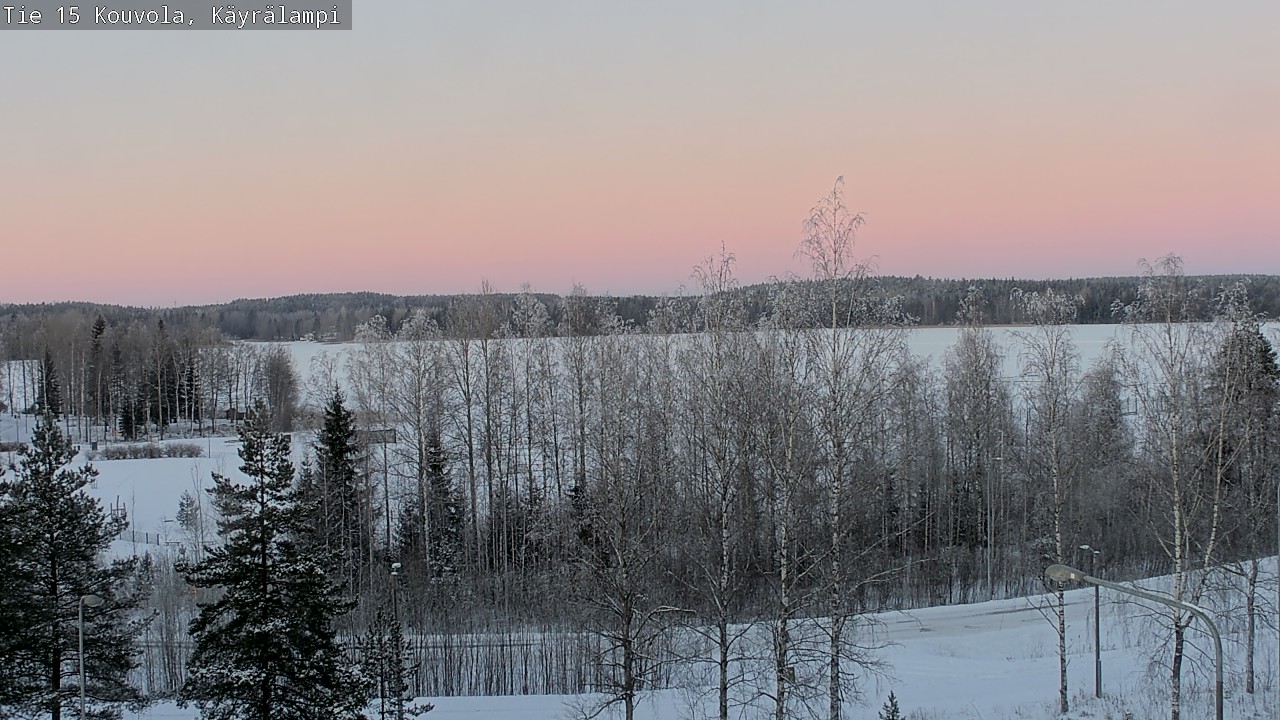 Weather Camera Image Väg 15 Kouvola, Käyrälampi, Kouvola, Kymenlaakso