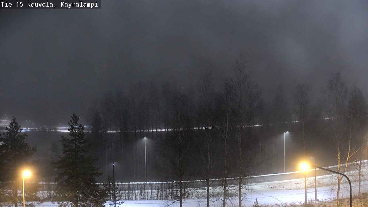 Weather Camera Image Väg 15 Kouvola, Käyrälampi, Kouvola, Kymenlaakso