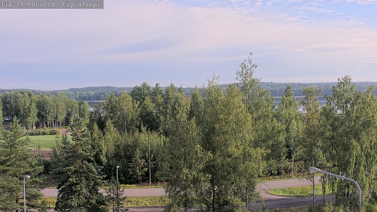 Weather Camera Image Road 15 Kouvola, Käyrälampi, Kouvola, Kymenlaakso