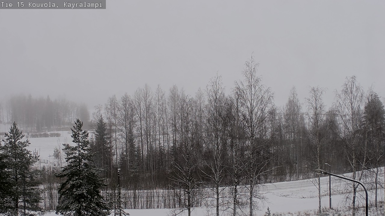 Weather Camera Image Väg 15 Kouvola, Käyrälampi, Kouvola, Kymenlaakso