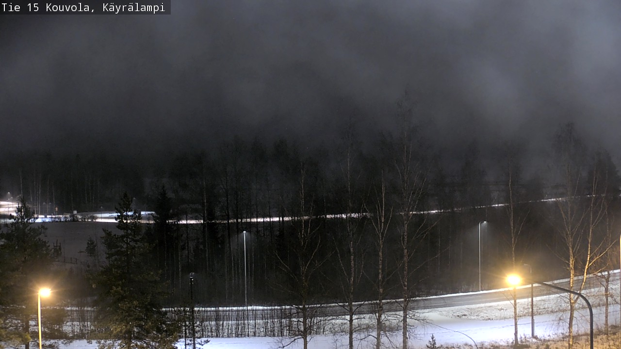 Weather Camera Image Väg 15 Kouvola, Käyrälampi, Kouvola, Kymenlaakso