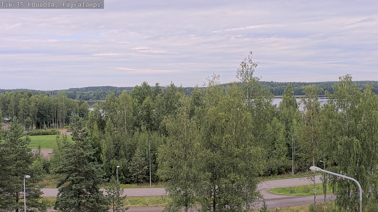 Weather Camera Image Road 15 Kouvola, Käyrälampi, Kouvola, Kymenlaakso