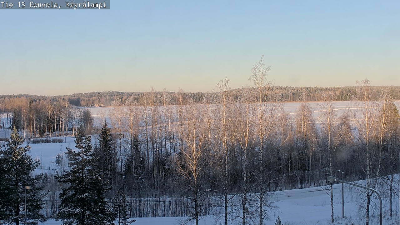 Weather Camera Image Väg 15 Kouvola, Käyrälampi, Kouvola, Kymenlaakso