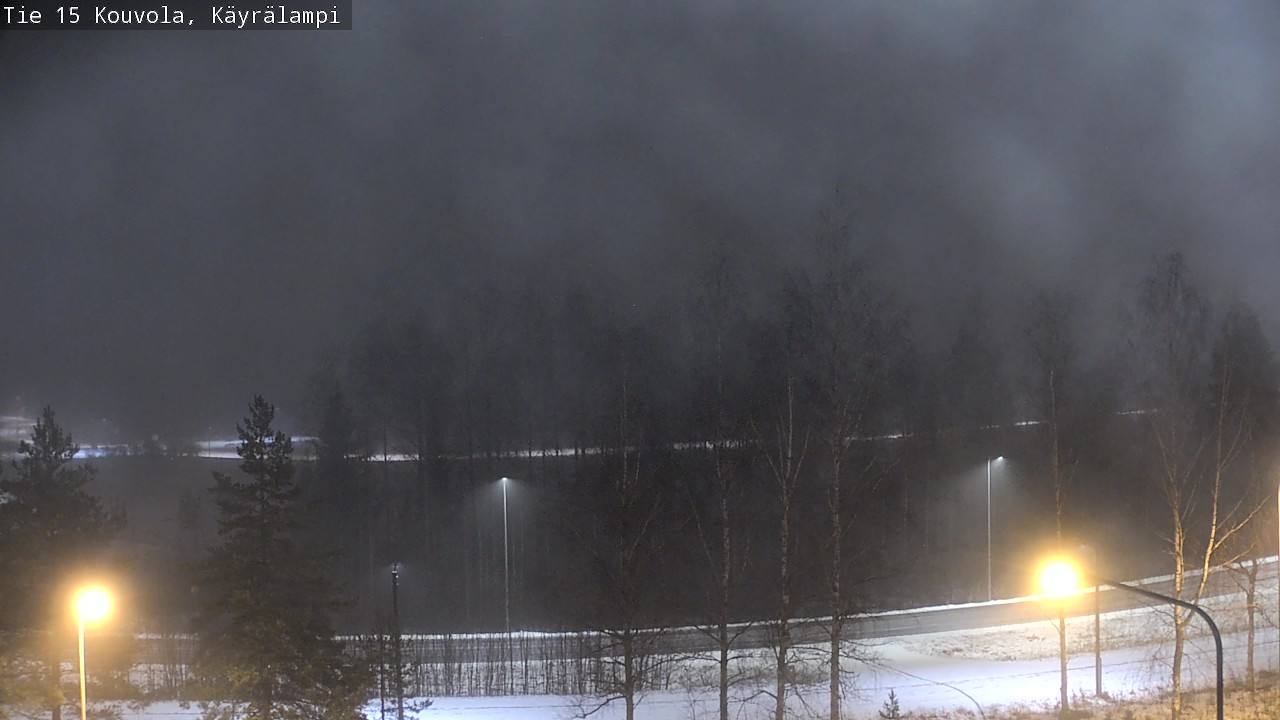 Weather Camera Image Väg 15 Kouvola, Käyrälampi, Kouvola, Kymenlaakso
