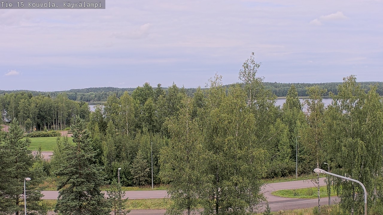 Weather Camera Image Road 15 Kouvola, Käyrälampi, Kouvola, Kymenlaakso