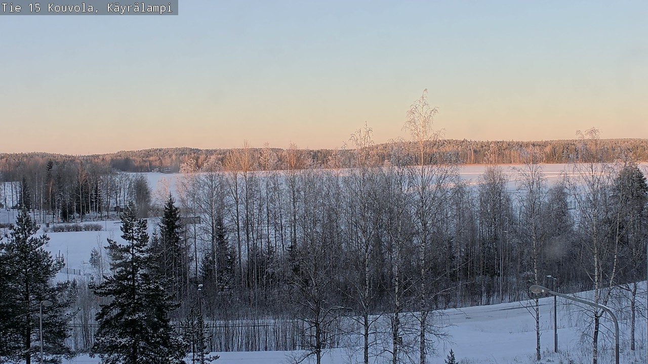 Weather Camera Image Väg 15 Kouvola, Käyrälampi, Kouvola, Kymenlaakso