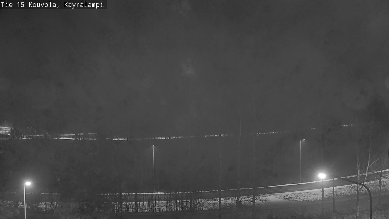Weather Camera Image Väg 15 Kouvola, Käyrälampi, Kouvola, Kymenlaakso