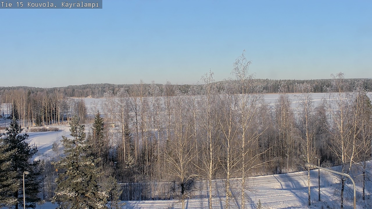 Weather Camera Image Road 15 Kouvola, Käyrälampi, Kouvola, Kymenlaakso