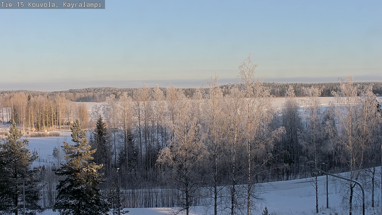 Weather Camera Image Road 15 Kouvola, Käyrälampi, Kouvola, Kymenlaakso
