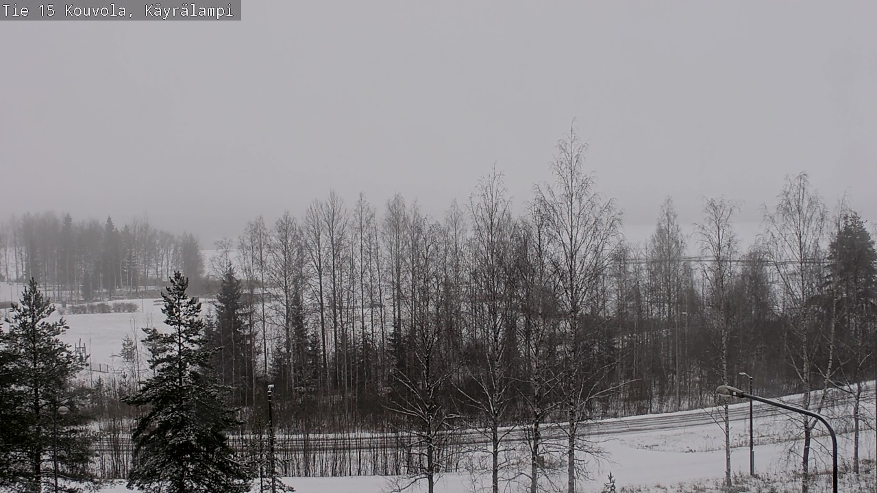 Weather Camera Image Väg 15 Kouvola, Käyrälampi, Kouvola, Kymenlaakso