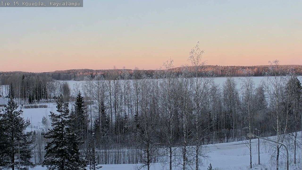 Weather Camera Image Väg 15 Kouvola, Käyrälampi, Kouvola, Kymenlaakso