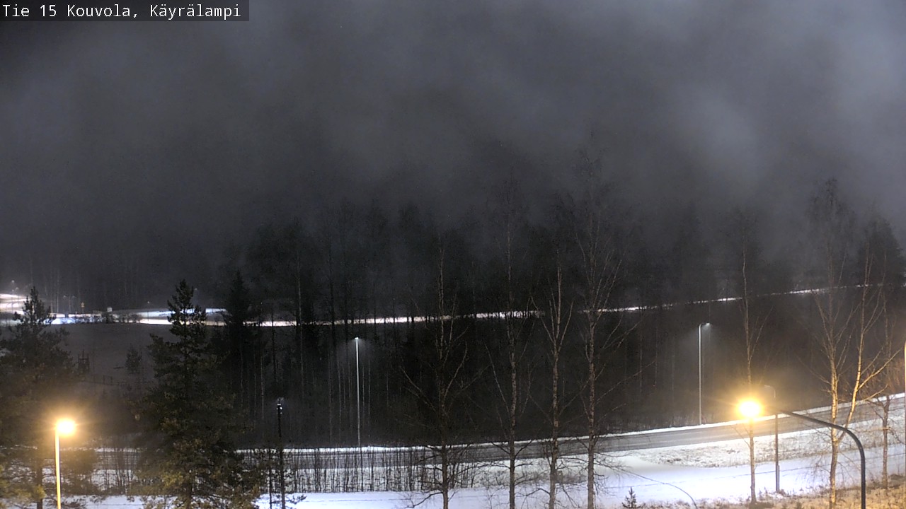 Weather Camera Image Väg 15 Kouvola, Käyrälampi, Kouvola, Kymenlaakso