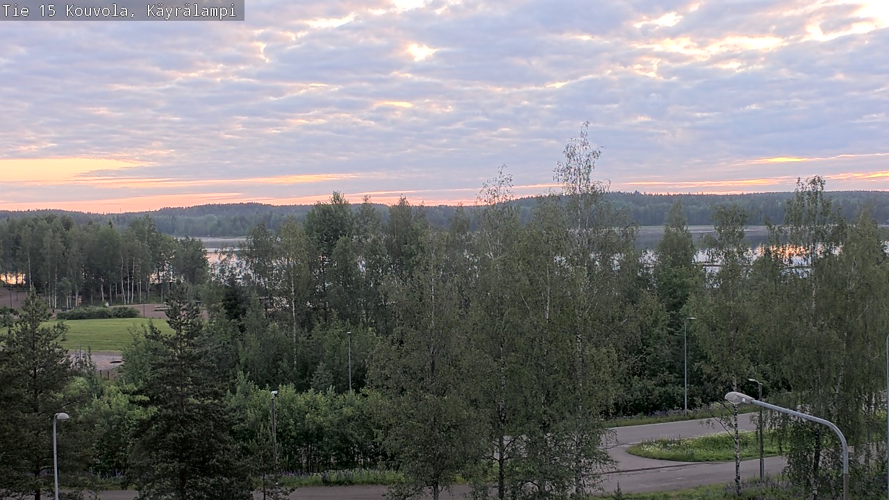 Weather Camera Image Road 15 Kouvola, Käyrälampi, Kouvola, Kymenlaakso