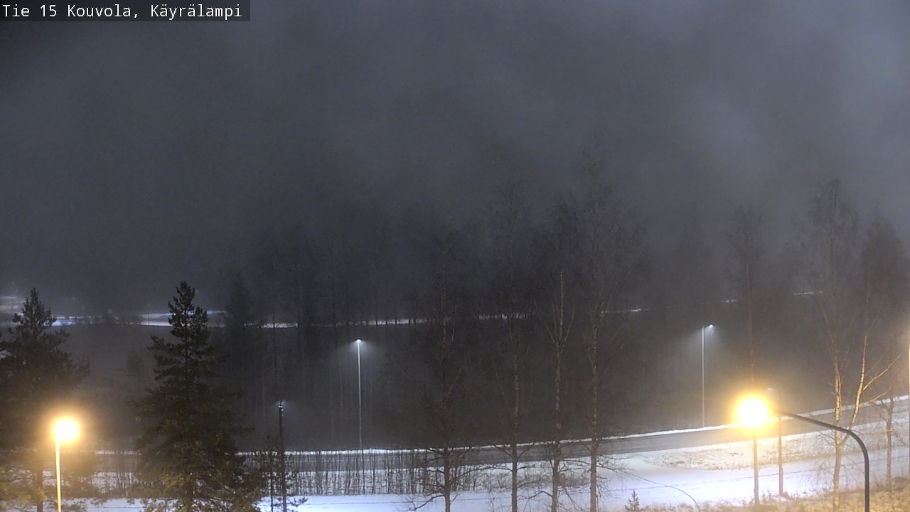 Weather Camera Image Väg 15 Kouvola, Käyrälampi, Kouvola, Kymenlaakso