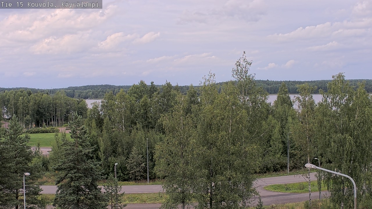 Weather Camera Image Road 15 Kouvola, Käyrälampi, Kouvola, Kymenlaakso