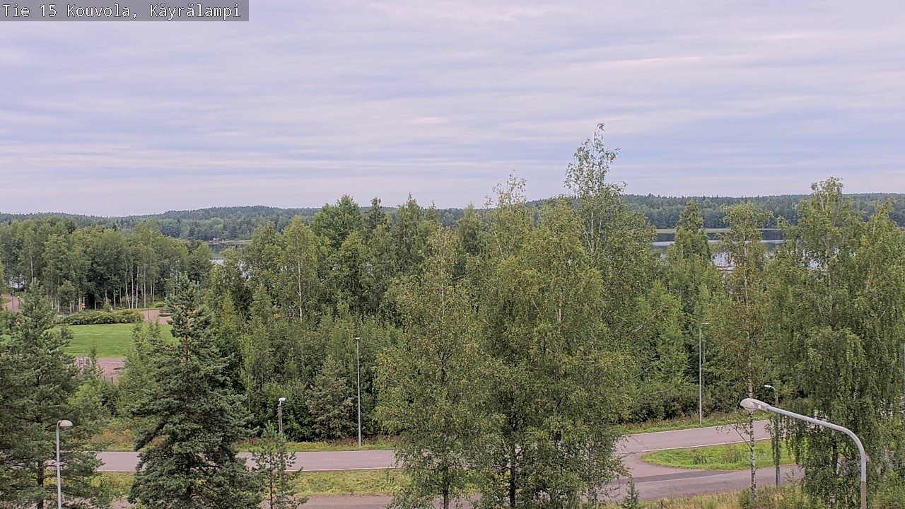 Weather Camera Image Road 15 Kouvola, Käyrälampi, Kouvola, Kymenlaakso