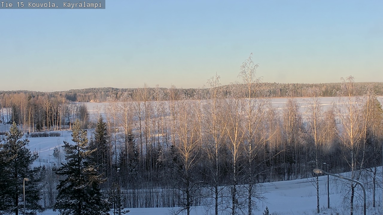 Weather Camera Image Väg 15 Kouvola, Käyrälampi, Kouvola, Kymenlaakso