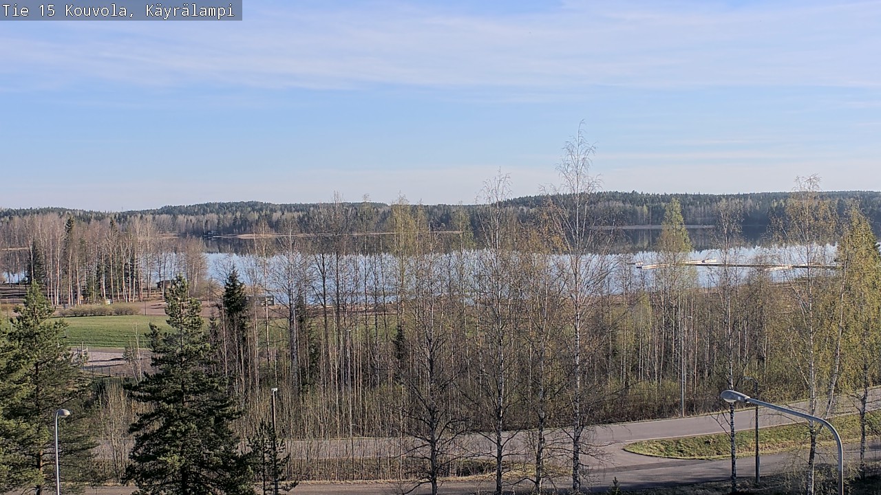 Weather Camera Image Road 15 Kouvola, Käyrälampi, Kouvola, Kymenlaakso
