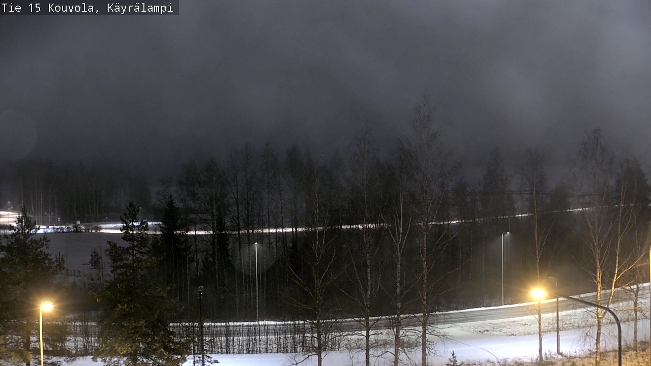 Weather Camera Image Väg 15 Kouvola, Käyrälampi, Kouvola, Kymenlaakso