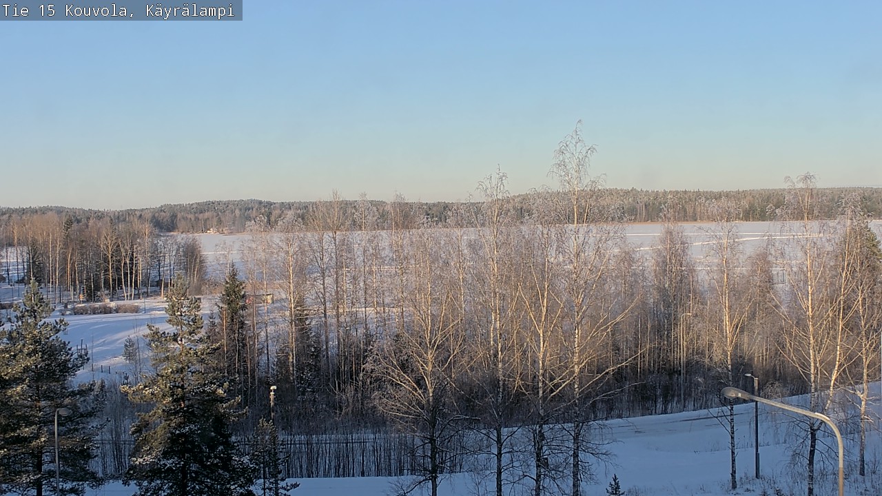 Weather Camera Image Väg 15 Kouvola, Käyrälampi, Kouvola, Kymenlaakso