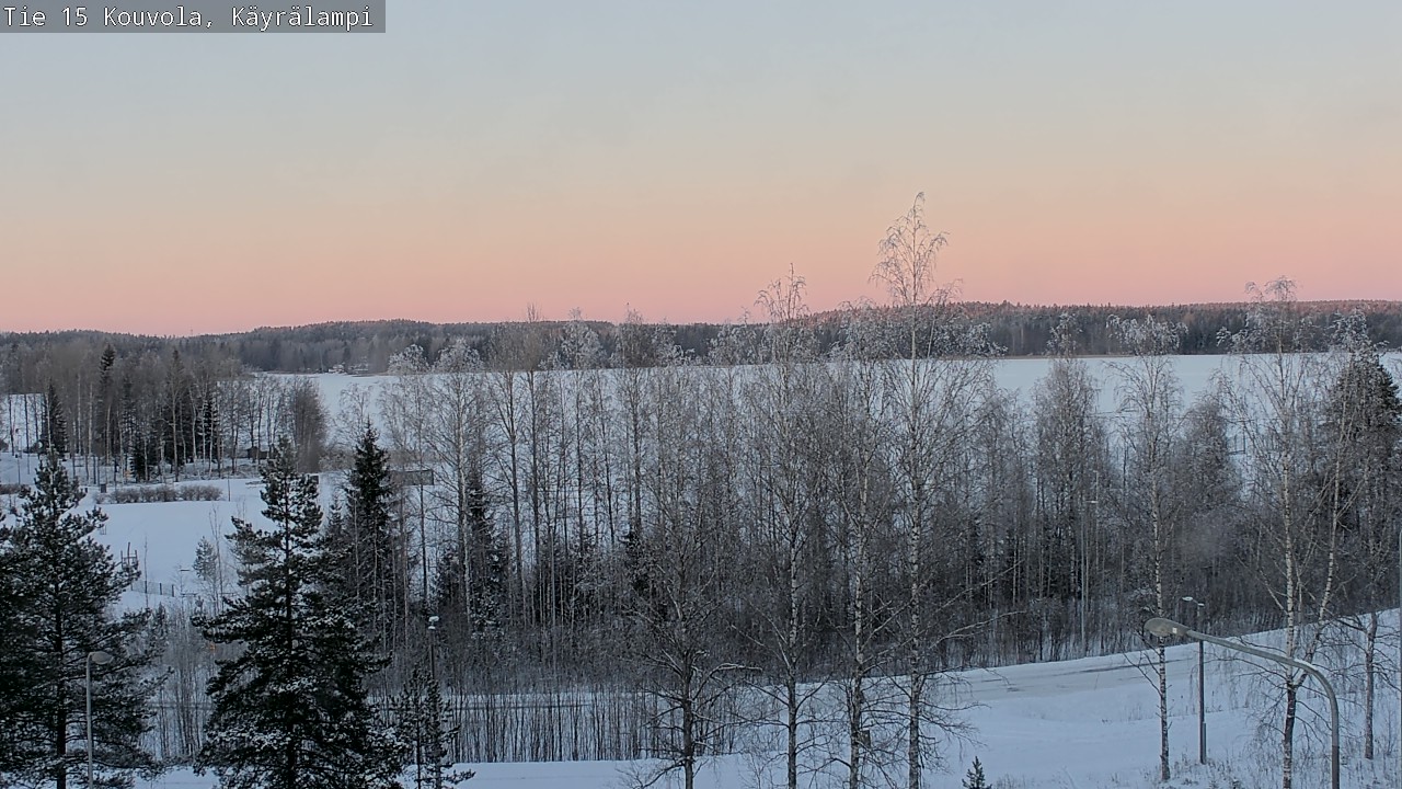 Weather Camera Image Väg 15 Kouvola, Käyrälampi, Kouvola, Kymenlaakso