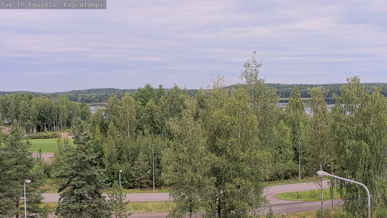 Weather Camera Image Road 15 Kouvola, Käyrälampi, Kouvola, Kymenlaakso