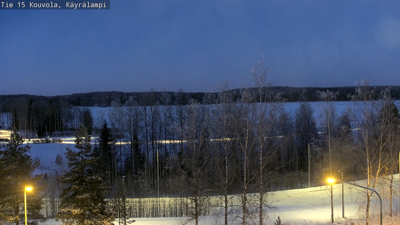 Weather Camera Image Väg 15 Kouvola, Käyrälampi, Kouvola, Kymenlaakso