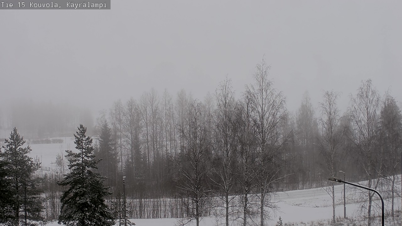 Weather Camera Image Väg 15 Kouvola, Käyrälampi, Kouvola, Kymenlaakso
