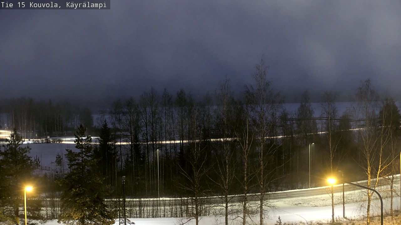 Weather Camera Image Väg 15 Kouvola, Käyrälampi, Kouvola, Kymenlaakso